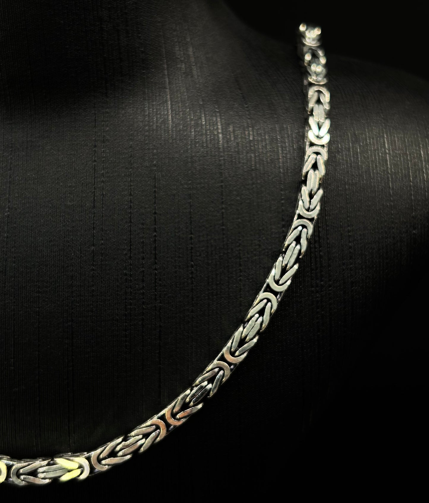 Königskette 4mm - 925 Silber