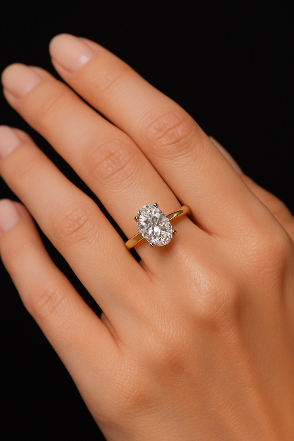 ✨ Eleganter Verlobungsring ✨            14 Karat Gold 💍