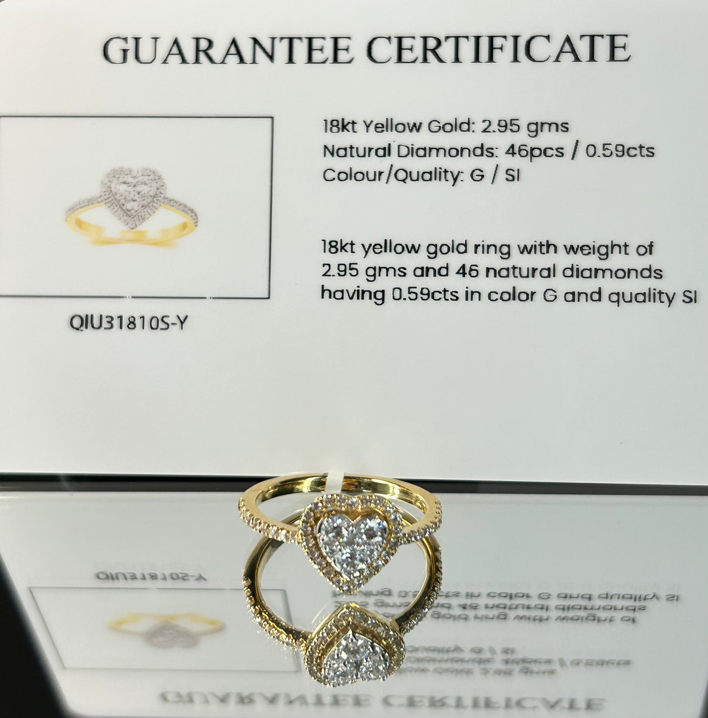 18 Karat Diamantring