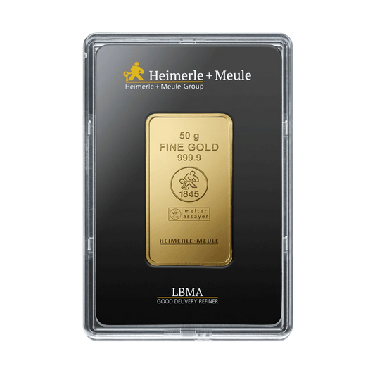 Heimerle & Meule 50 Gramm | Goldbarren